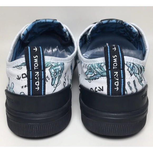 Toms NEW X Star Wars Collection Trvl Lite Mens Sneakers White Canvas Sz.11 - Picture 9 of 11